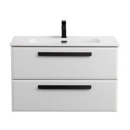 База под раковину Cezares подвесная с двумя выкатными ящиками, Альпака Брашированная, 1000x457x500, ECO-CER-N-1000-2C-SO-AS-P